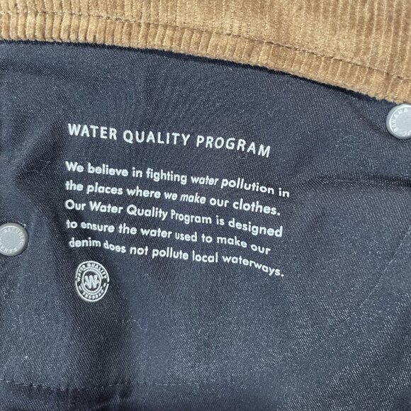 Banana Republic Premium Denim High Rise Straight Ankle Corduroy Pants Size 31L - Picture 13 of 13